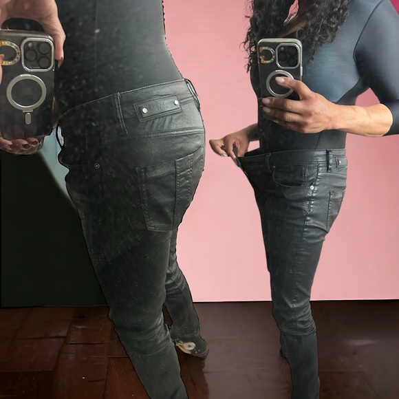 Burberry Brit 🇬🇧: Pilton Waxed Jeans/Pants - Picture 5 of 16